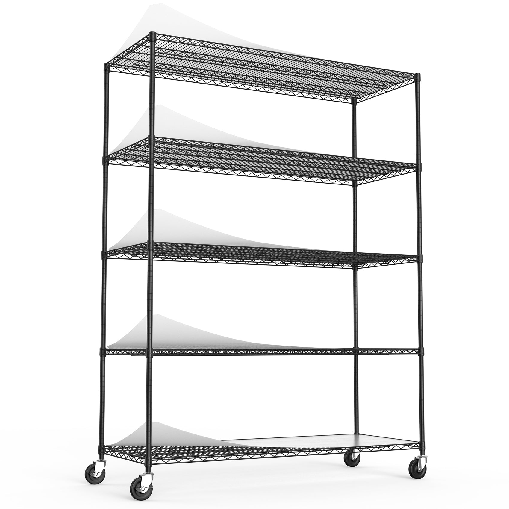 Storage Solutions collection with adjustable wire shelving rack
