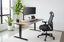 Performance Workspace collection with adjustable desks and ergonomic office support