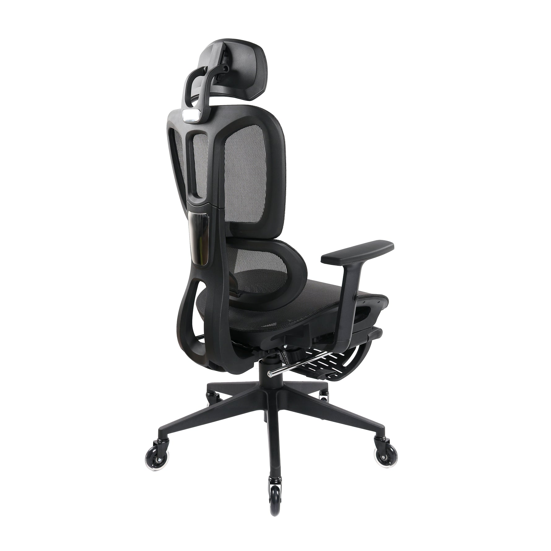Techni Mobili Reclining Mesh Office Chair with Footrest for home office seating