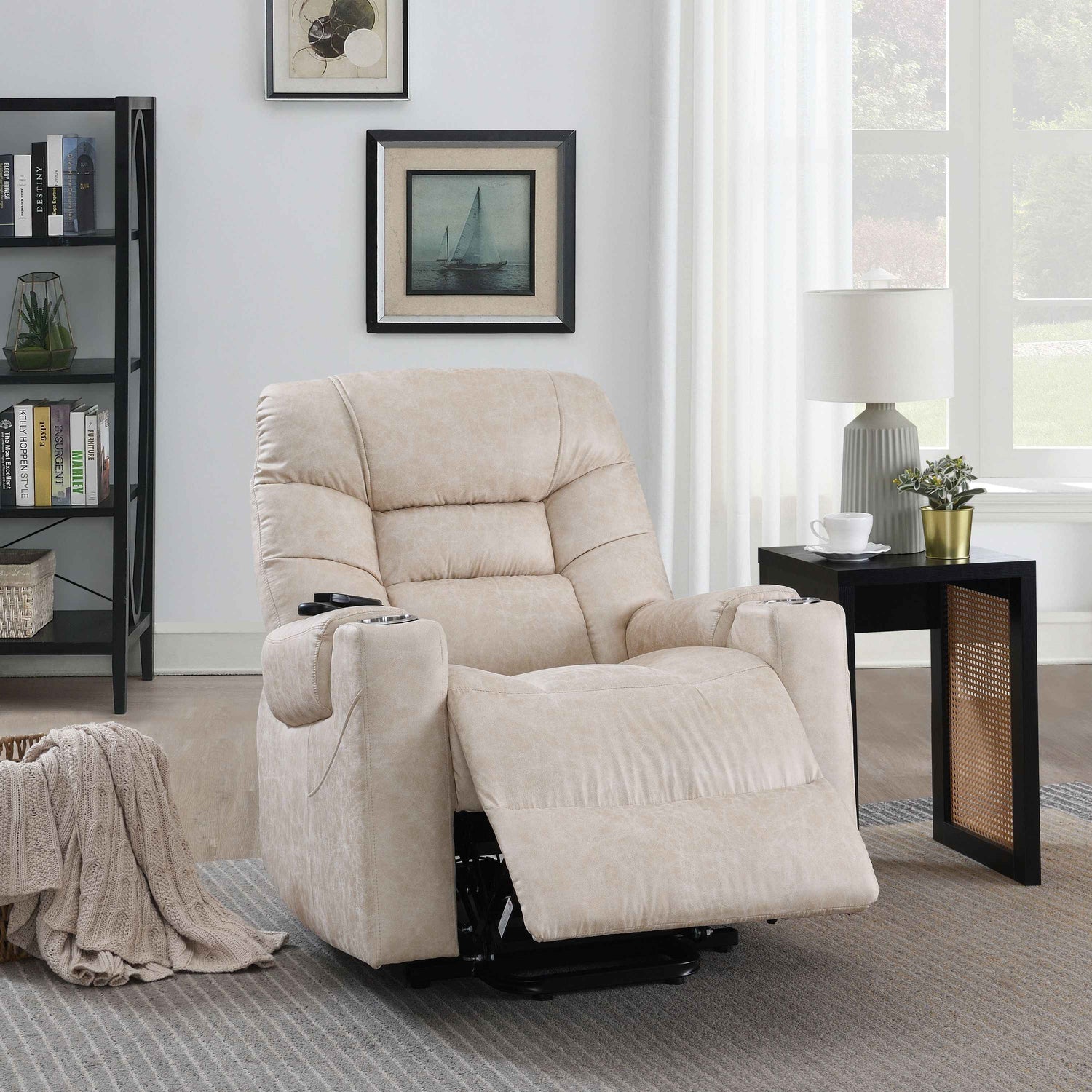 Nairi Power Recliner with Lift and Heating and Massage detail image 2