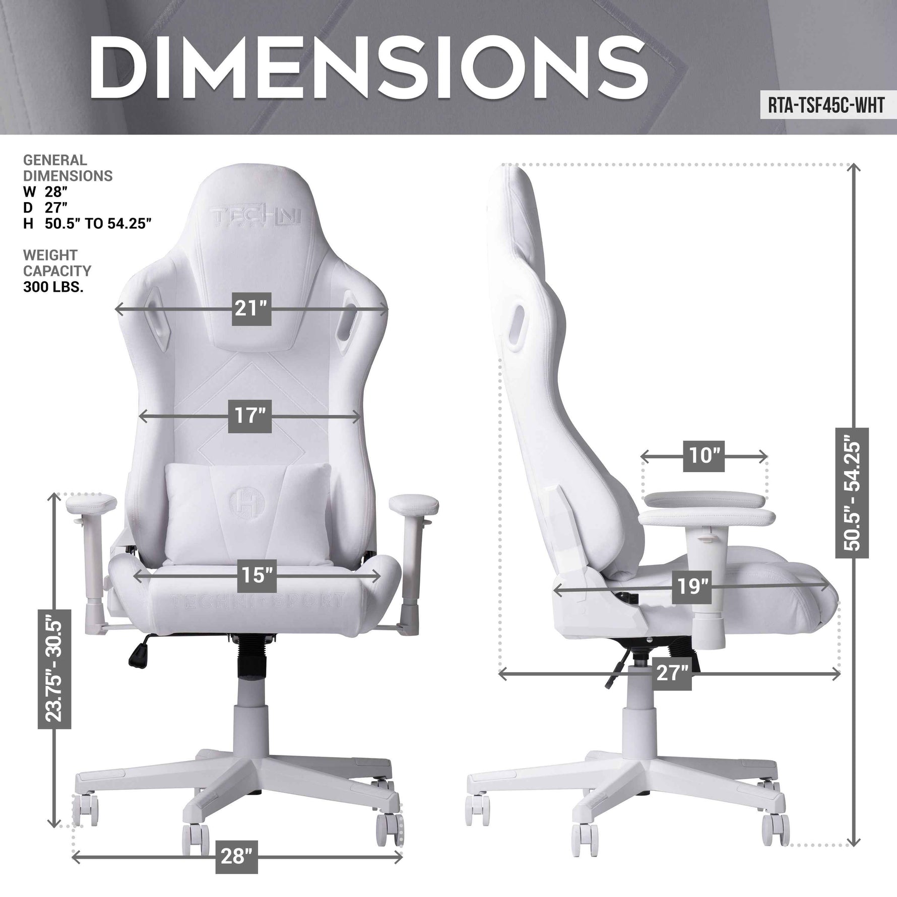 Techni Sport TSF45C Ergonomic Office Chair product image 4