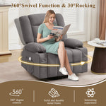 Kneading Massage Rocker Recliner with 4-Point 3D Kneading detail image 38