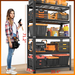 Heavy-Duty Adjustable Metal Storage Shelving Units for workshop, garage, storage, or utility use