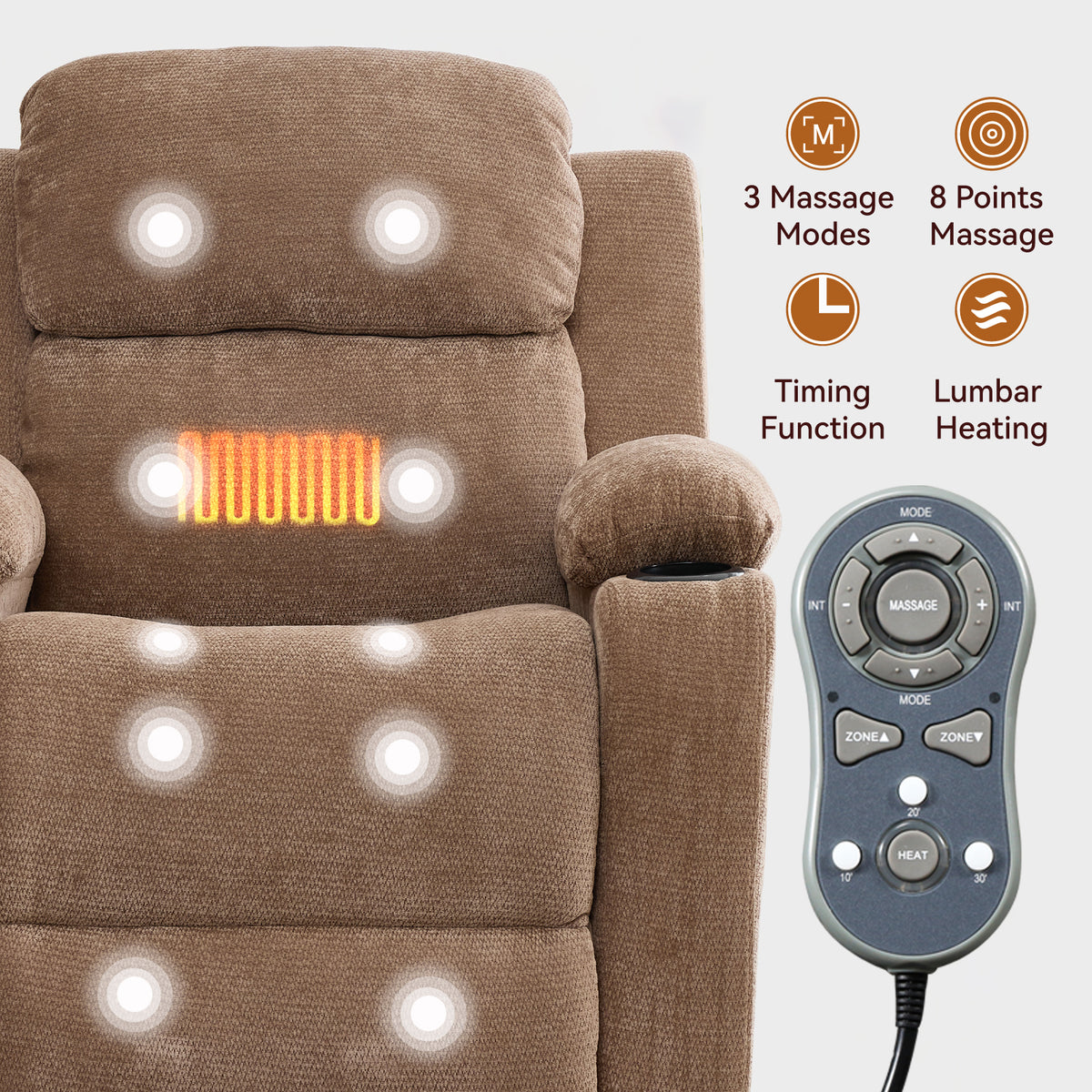 Dual-Motor Leather-Air Power Lift Recliner detail image 100