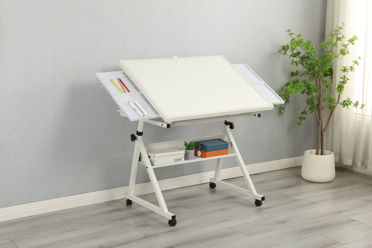 1500-Piece Rolling Jigsaw Puzzle Table with 4 Trays hobby and puzzle table