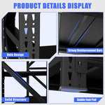 Heavy Duty Metal Adjustable Garage Shelving Unit, 4000lb Capacity Industrial Storage Rack for workshop, garage, storage, or utility use