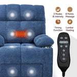 Chenille Dual-Motor Power Lift Recliner, 350 lb Capacity detail image 24