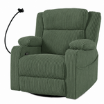 Electric Power Recliner Chair with Heat and Massage, 270° Swivel detail image 40