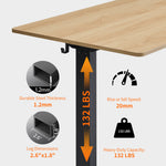48" x 24" Electric Standing Desk workspace desk setup