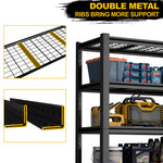 59" Heavy-Duty Metal Garage Storage Rack for workshop, garage, storage, or utility use