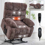 Dual-Motor Lift Recliner with Heat & Massage, 350 lb Capacity detail image 55