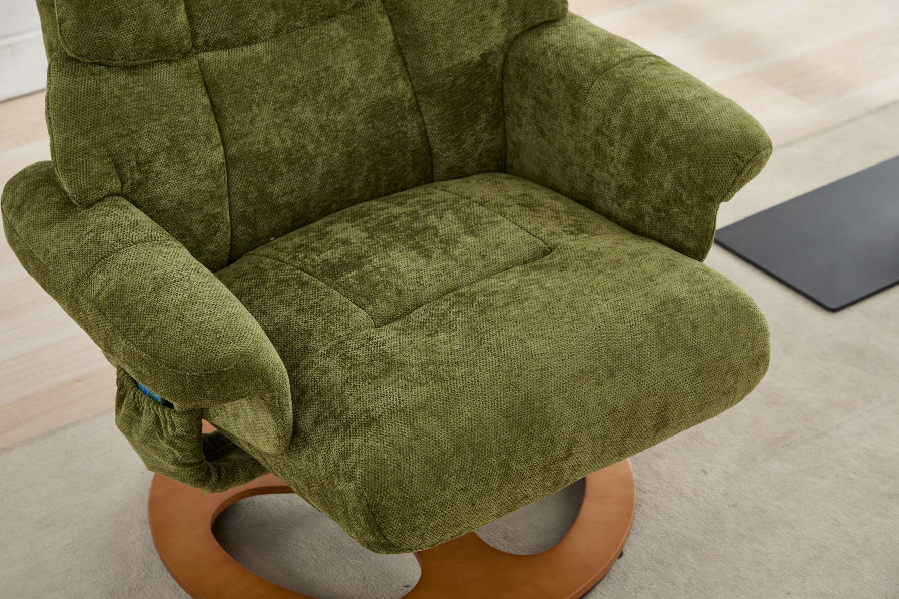 Ergonomic Recliner Chair with Ottoman - 360° Swivel Massage Lounge detail image 37