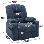 Large Dual-Motor Power Lift Heat & Massage Recliner detail image 60