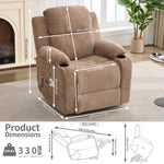 Dual-Motor Leather-Air Power Lift Recliner detail image 105
