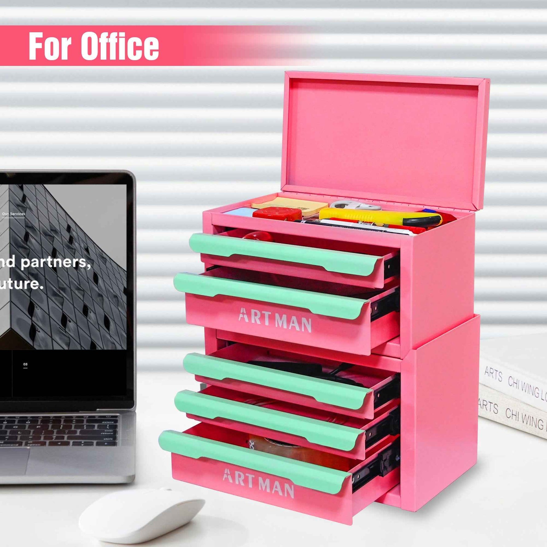 Drawer-Style Desktop Storage Organizer desktop storage organizer
