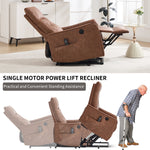 Single Motor Power Lift Recliner Chair with Massage & Heat detail image 99
