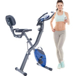 Folding Stationary Bike with 16-Level Magnetic Resistance, 300 lb Capacity detail image 68