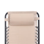 Folding Zero Gravity Lounge Chair with Headrest detail image 5
