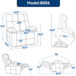 Chenille Dual-Motor Power Lift Recliner, 350 lb Capacity detail image 20