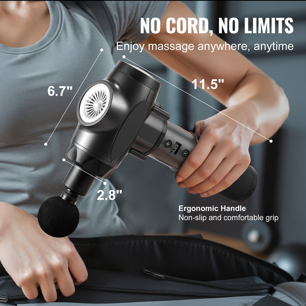 VEVOR Deep Tissue Percussion Massage Gun detail image 7
