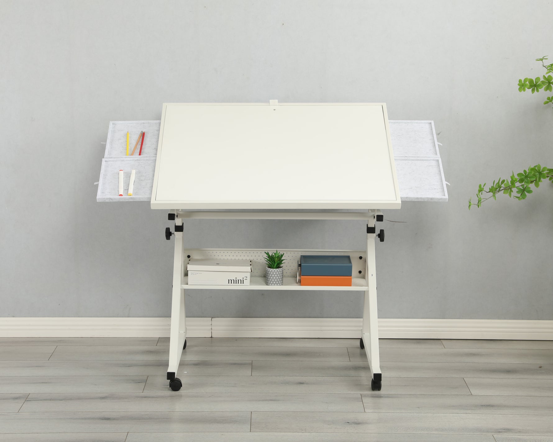1500-Piece Rolling Jigsaw Puzzle Table with 4 Trays hobby and puzzle table