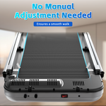 Foldable Under-Desk Walking Pad with Handlebar & Incline under-desk walking pad