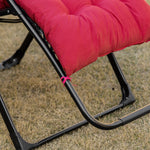 Outsunny Padded Zero Gravity Reclining Lounge Chair detail image 9
