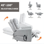 Dual-Motor Leather-Air Power Lift Recliner detail image 143