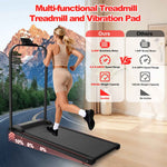 Foldable Under-Desk Walking Pad with Handlebar & Incline under-desk walking pad