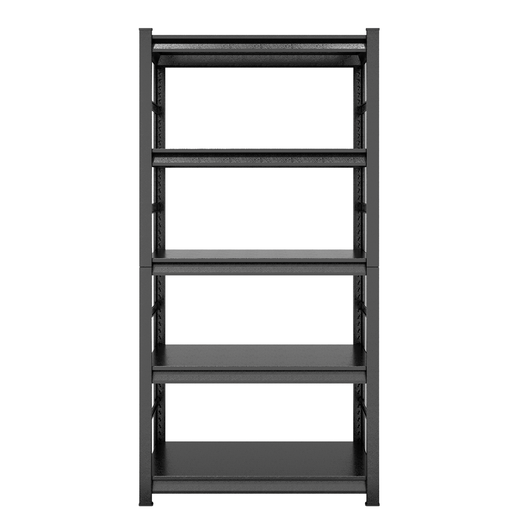 5-Tier Heavy-Duty Adjustable Metal Storage Rack for workshop, garage, storage, or utility use