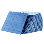 PVC Interlocking Drainage Garage Floor Tiles, 12" x 12" x 0.5" for workshop, garage, storage, or utility use