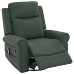 Modern PU Leather Manual Recliner Chair with 270° Swivel, Massage detail image 7