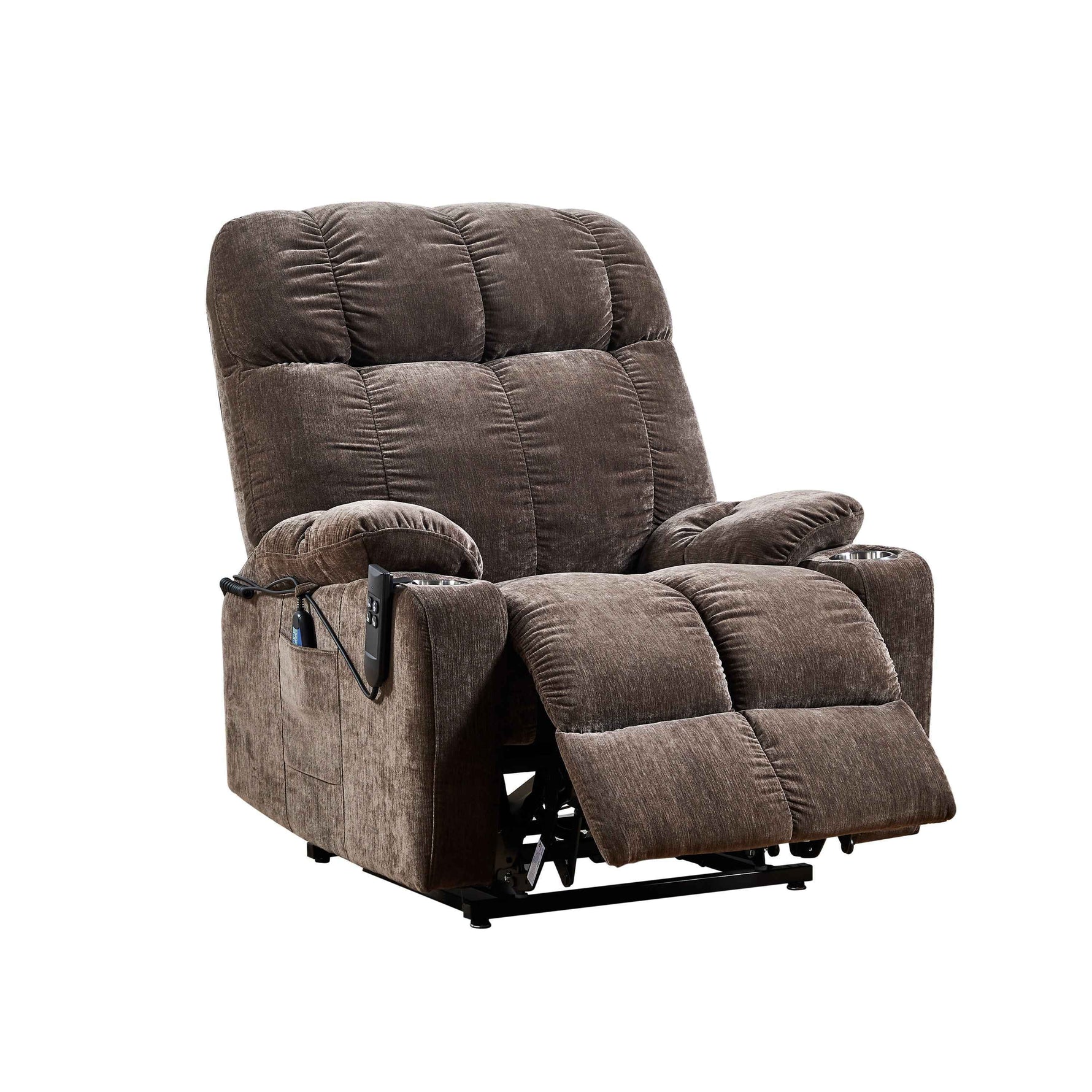 Liyasi Dual OKIN Motor Power Lift Recliner Chair for Elderly Infinite Position Lay Flat