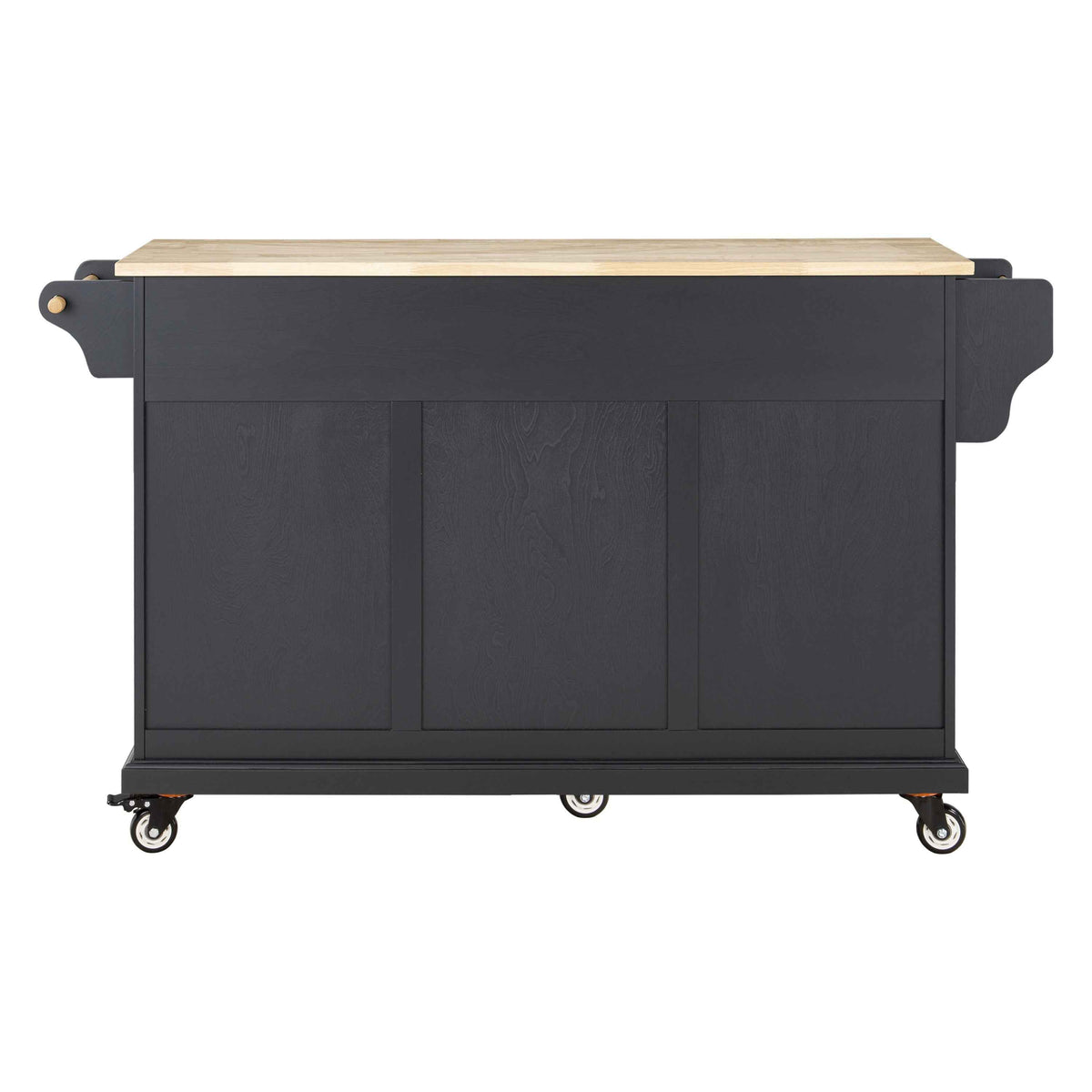 Rubberwood Kitchen Cart with 5 Drawers & Storage Cabinet product view 5