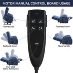 Dual-Motor Lift Recliner with Heat & Massage, 350 lb Capacity detail image 81