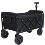 Expandable Dual-Layer Utility Wagon for workshop, garage, storage, or utility use