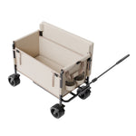 VEVOR Foldable Wagon Cart with Bench Conversion for workshop, garage, storage, or utility use