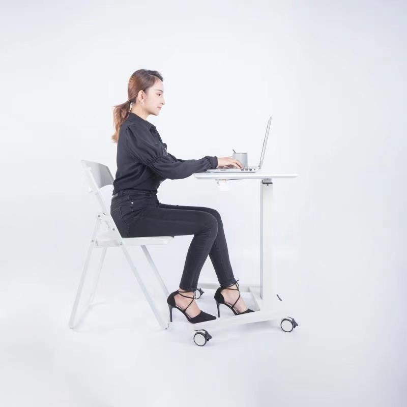 Compact Tech Desk Standing and Adjustable Desk - Sleek Space Mod