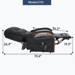 Power Chenille Lift Recliner Chair Dual Motor Infinite Position Up to 350 Pounds detail image 72