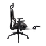 Techni Mobili Reclining Mesh Office Chair with Footrest for home office seating