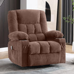 Massage Swivel Rocker Recliner with Vibration, Heat & Ergonomic Lounge Support detail image 27