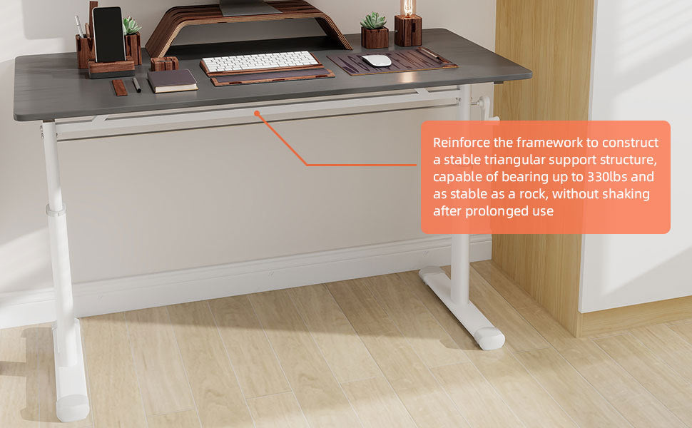Height Adjustable Study Desk for Home Office workspace desk setup