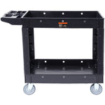 Heavy-Duty Rolling Utility Service Cart with 360° Swivel Wheels for workshop, garage, storage, or utility use