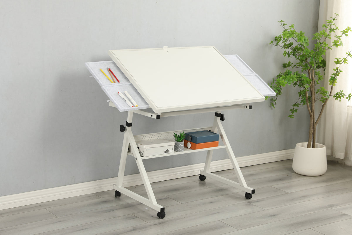 1500-Piece Rolling Jigsaw Puzzle Table with 4 Trays hobby and puzzle table