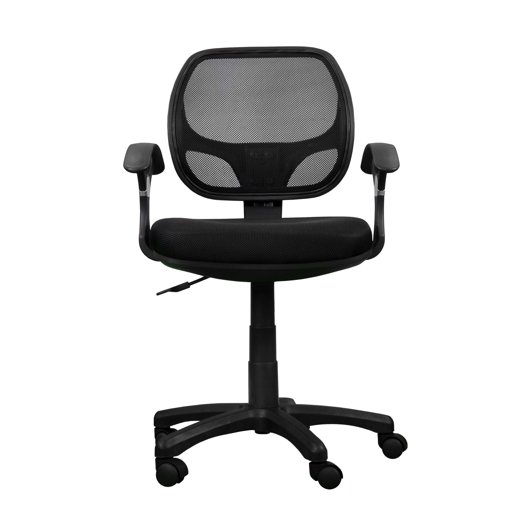 Techni Mobili Mid-Back Mesh Task Chair, Black for home office seating