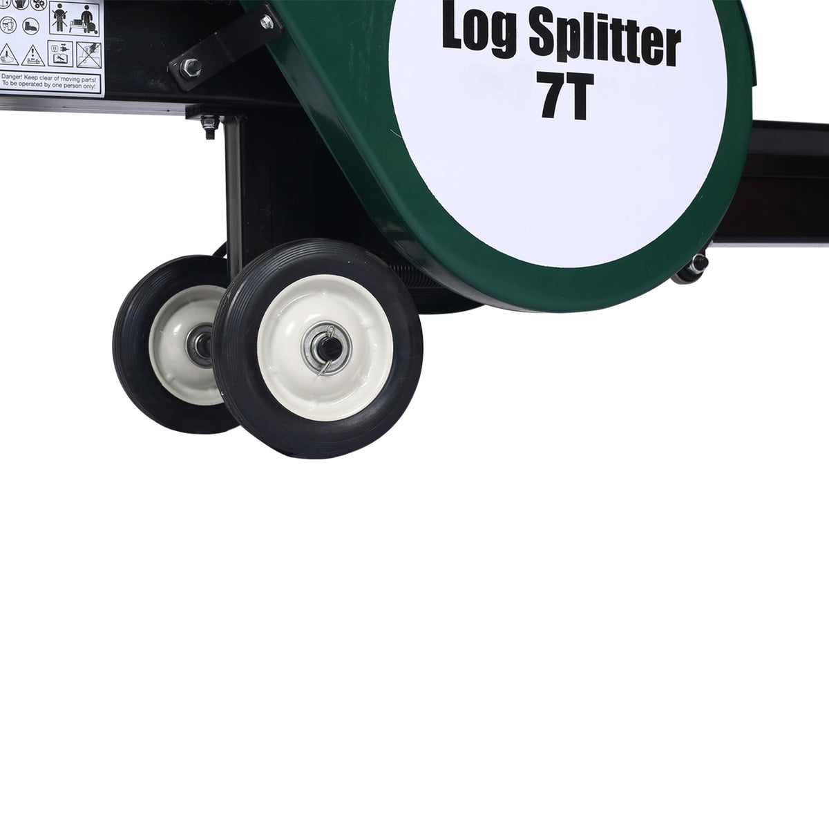 7-Ton Portable Electric Horizontal Log Splitter for workshop, garage, storage, or utility use