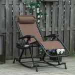 Folding Zero Gravity Rocking Lounge Chair detail image 5