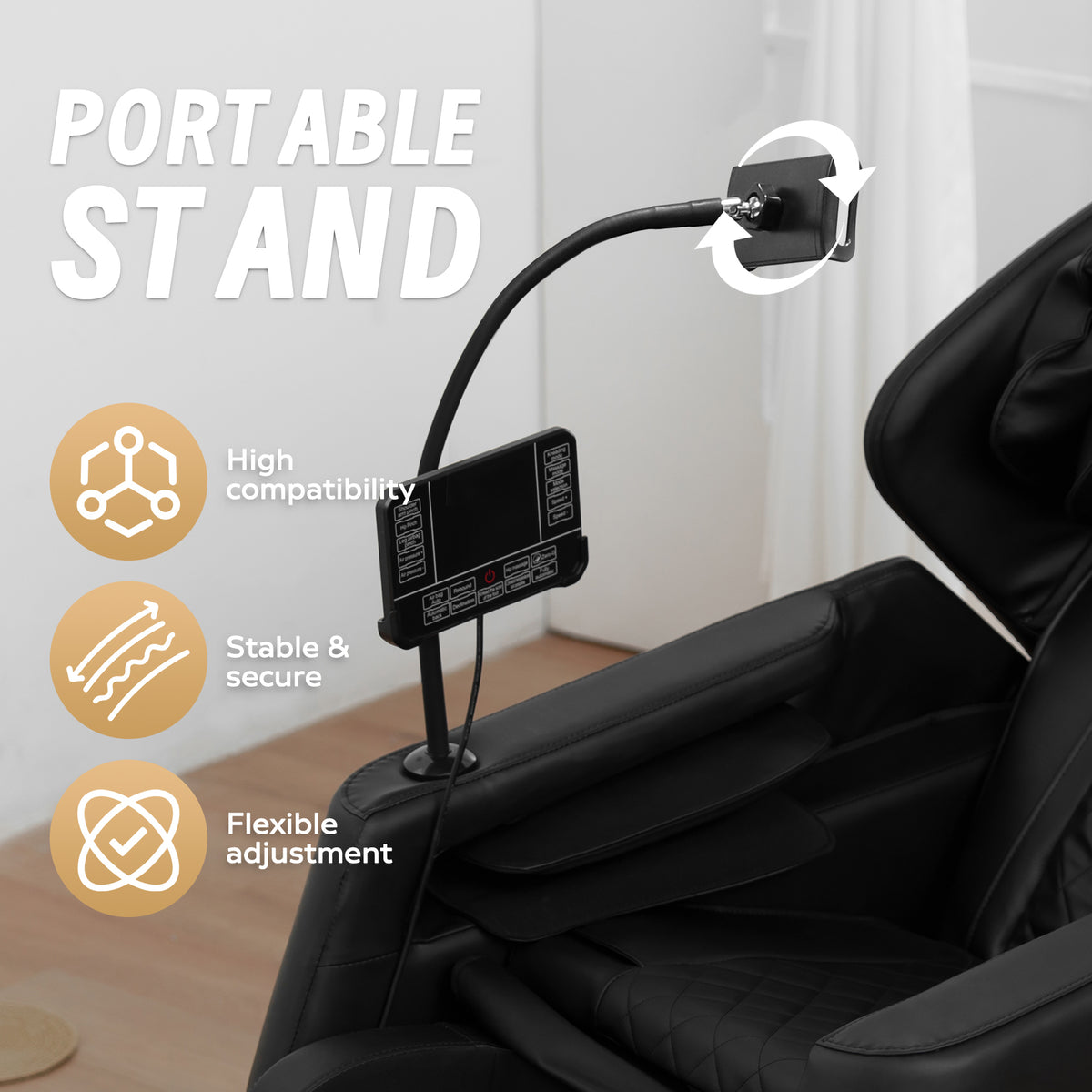 Zero Gravity Massage Chair with Bluetooth Speakers detail image 24