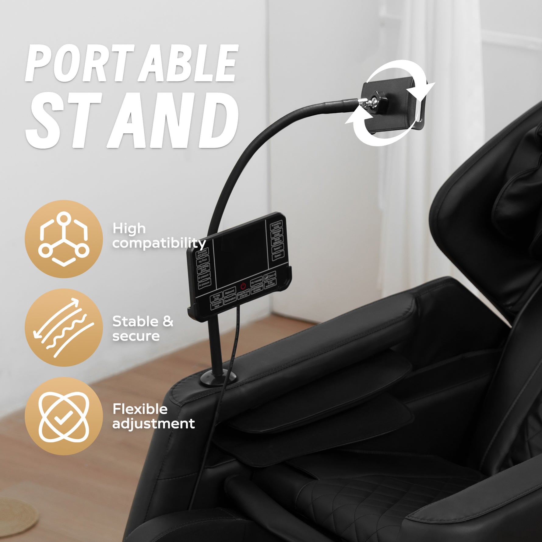 Zero Gravity Massage Chair with Bluetooth Speakers detail image 24