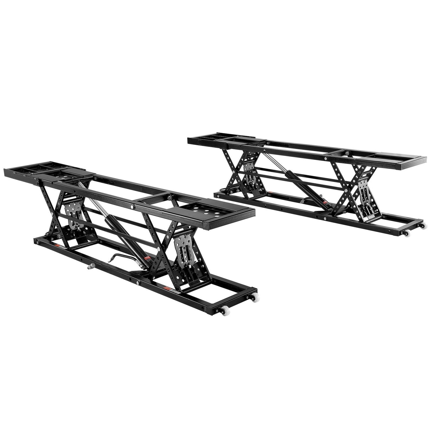 VEVOR 7,000 lb Portable Car Lift with Extended-Length Plates for workshop, garage, storage, or utility use